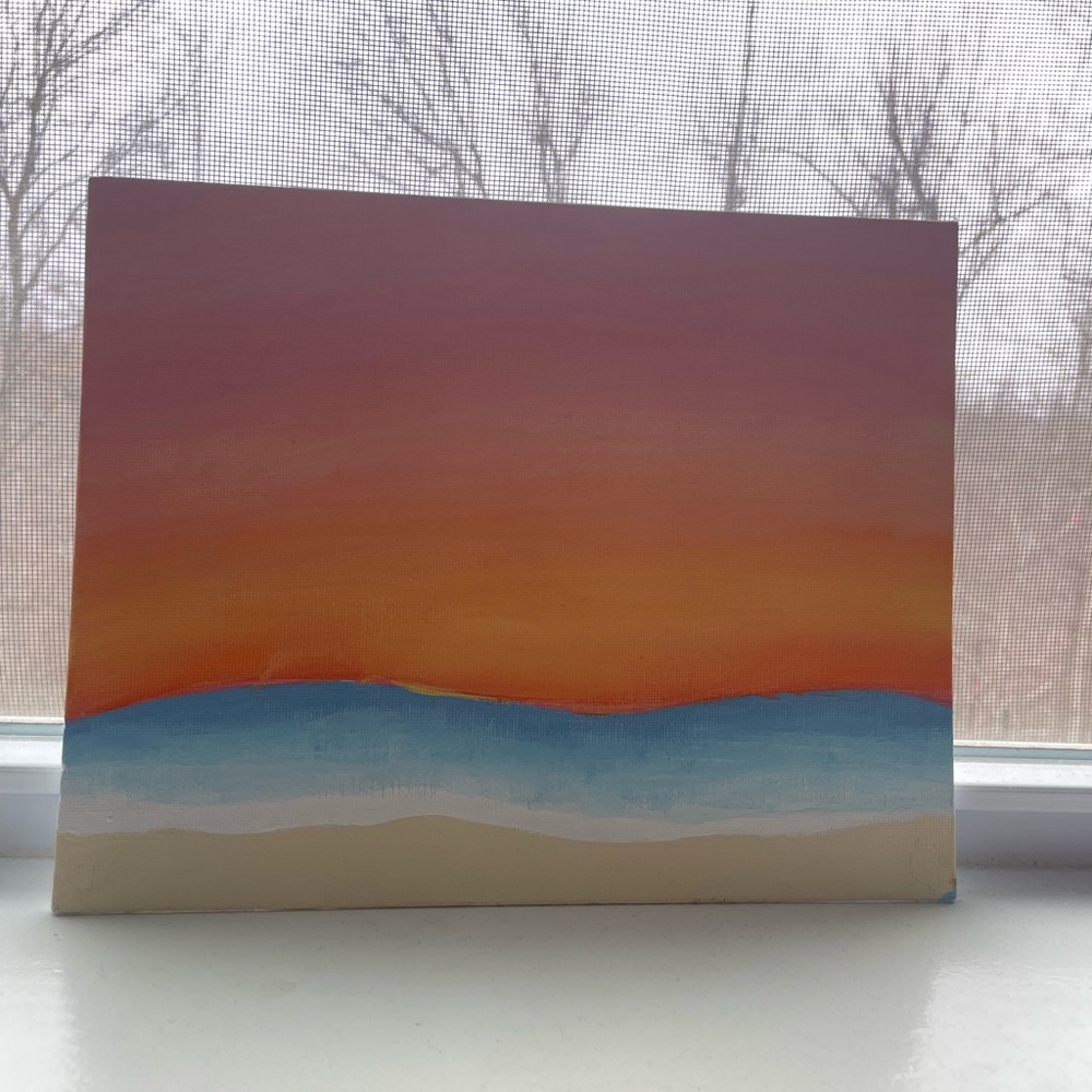 Sunset Horizon Canvas Art